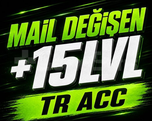 TR +15 LVL + OTO TESLİM + MAİL DEĞİŞEN HESAPLAR