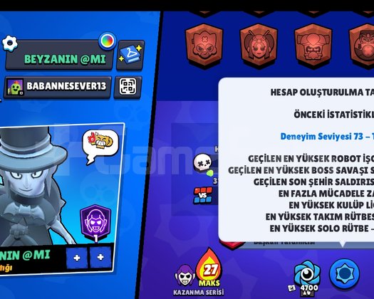 BRAWL STARS KASMALIK SANSLI HESAP KACIRMA