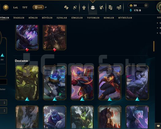 451 LEVEL / 103 SKİN / FUL HERO +MAİL +15K SATIŞ