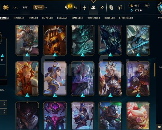 420 LEVEL / 78 SKİN / FUL HERO +MAİL +15K SATIŞ