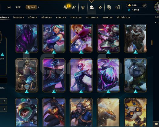 729 LEVEL / 214 SKİN / FUL HERO +MAİL +15K SATIŞ