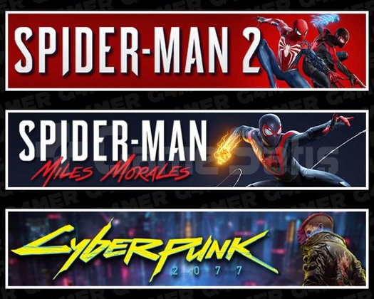 Spider-Man 2 +Miles +Cyberpunk 2077