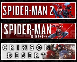 Spider-Man 2 +Remastered +Crimson Desert