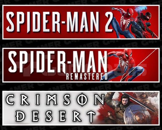 Spider-Man 2 +Remastered +Crimson Desert