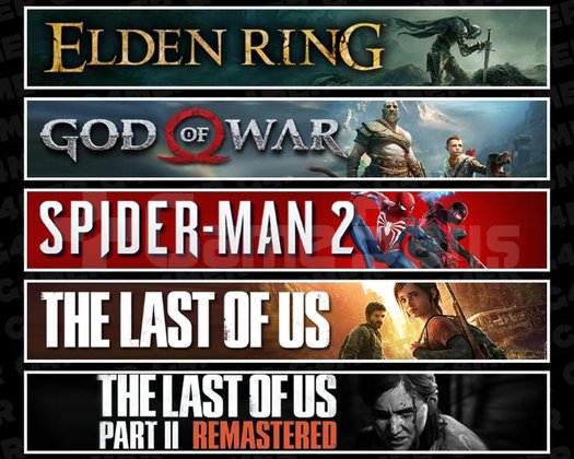 Elden +GOW +Spider 2 +TLOU1 +2