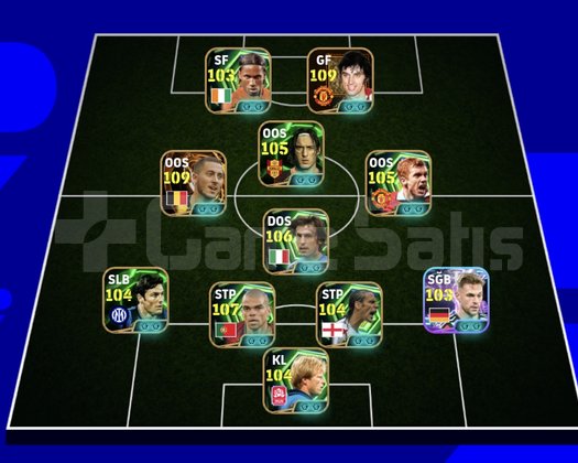 KG 3246 1 BOMBACI+HAZARD+BEST+PİRLO+SCHOLES+