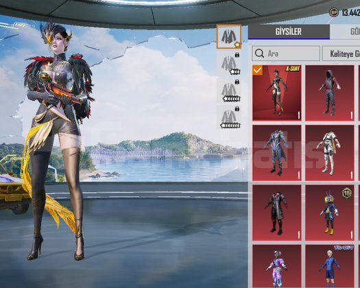 Alazanka x-suit 2 seviye aug 4 seviye pazarlık var