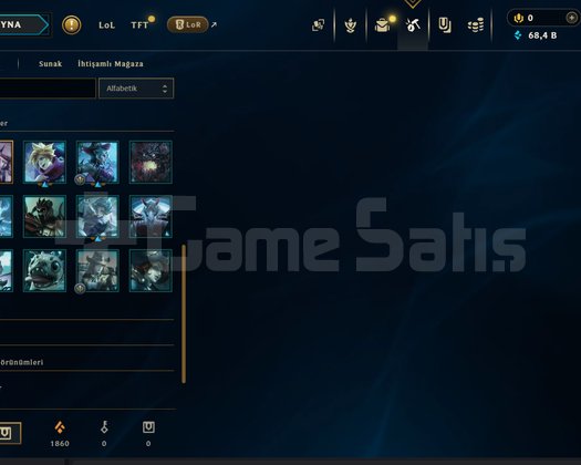 LOL EUW HANDMADE 68 K ÖZ ANINDA TESLİMAT
