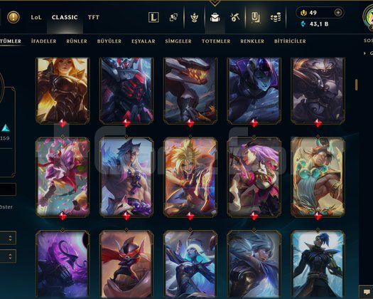 720 LEVEL / 365 SKİN / FUL HERO +MAİL +15K SATIŞ