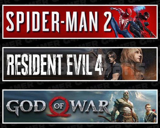 Spider-Man 2 +Resident Evil 4 +God Of War