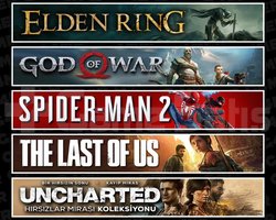Elden +GOW +Spider 2 +TLOU1 +Uncharted