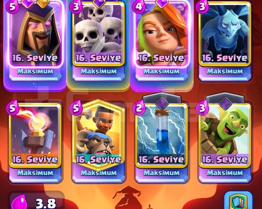 CLASH ROYALE MAKS KUPA UYGUN HESAP
