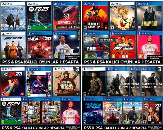 30+ Oyun - PSN Hesap Satılık