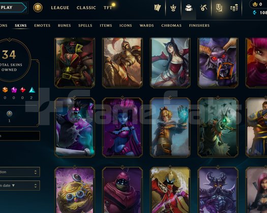TR Unranked | 34 Kostüm - 25 Hero | LoL Hesap