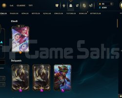 145 LVL 95 SKİN 104 ŞAMPİYON MAİL DEĞİŞEN