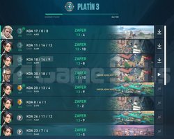 Plat 3  Çift Rank Atlama Canavarı Hesap