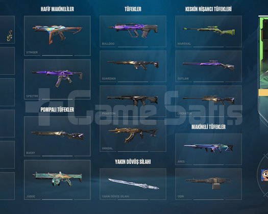 50-200 Skinli Valorant Random Hesap TR