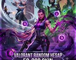 50-200 Skinli Valorant Random Hesap TR