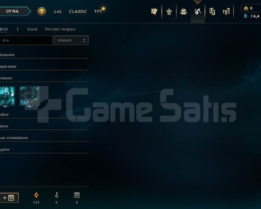 UNRANKED DERECELİ HAZIR FRESH ACC HANMADE 3 SKİN