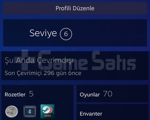 Acil Satılık Steam Hesabı | Bu Fiyata Zor Bulunur
