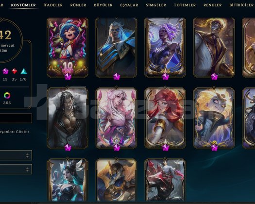 TR Emerald Hesap | Çok Skinli | Ebedi-Prestij