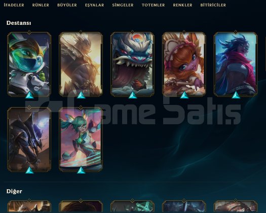 ACİL!  True Damage Ekkolu 57 Skinli Gold  2 Hesap