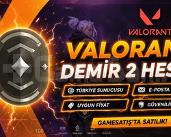 Valorant DEMİR 2 Hesap | Mail Devri Dahil