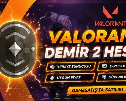 Valorant DEMİR 2 Hesap | Mail Devri Dahil