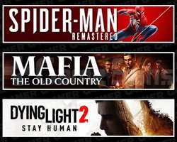 SpiderMan RE +Mafia +Dying Light 2