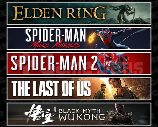 Elden +Miles +Spider 2 +TLOU1 +Wukong