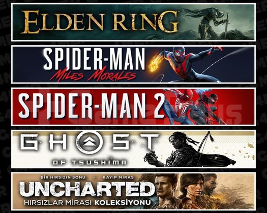 Elden +Miles +Spider 2 +Tsushima +Uncharted