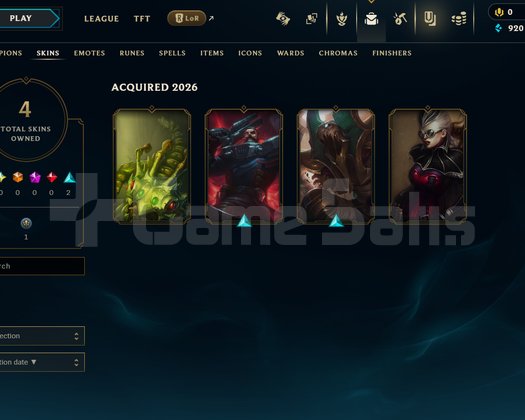 TR Unranked | 4 Kostüm - 24 Hero | LoL Hesap