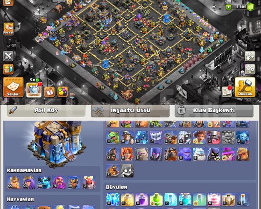 Th 18 5600 elmaslı 258 level sağlam hesap