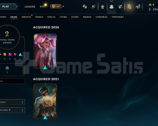 TR Unranked | 2 Kostüm - 21 Hero | LoL Hesap