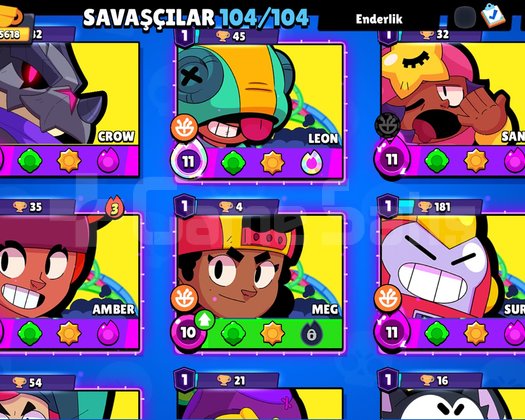105k kupa  104 karakter  412 kostüm