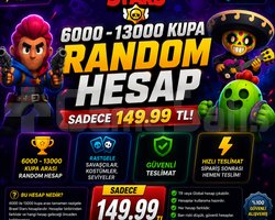 600013000 Kupa Brawl Stars Random Hesap |