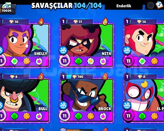 70k kupa + 2230 elmas