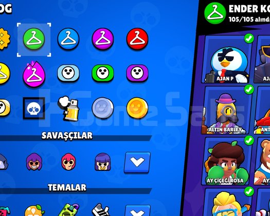 2019 Hesap | 109K Kupa | Full + 400+ Skin