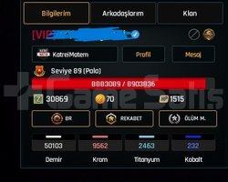 BOL SINIRSIZLI 89 LVL 7 YILLIK HESAP ÇOK UYGUNA