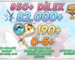 EU UL45+ | 850+ Wish 82000+ Astrite + 190 Tides