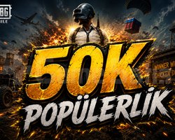 50k popülerlik hızlı ve uygun fiyatlılı