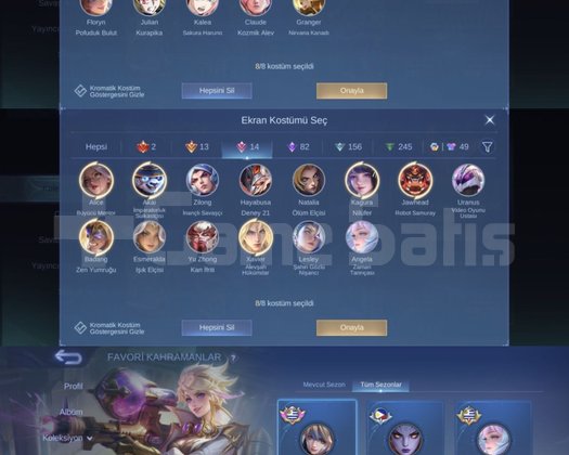 GUS KOF / JUL KURAPİKA / 5 COLLECTORLU MEGA