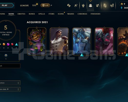 TR Unranked | 2 Kostüm - 27 Hero | LoL Hesap
