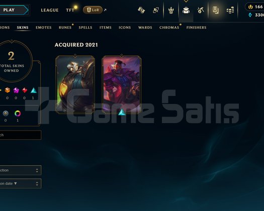 TR Unranked | 2 Kostüm - 36 Hero | LoL Hesap