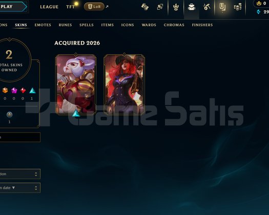 TR Unranked | 2 Kostüm - 28 Hero | LoL Hesap