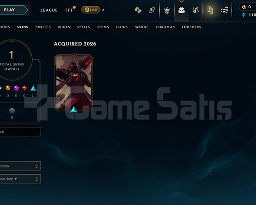 TR Unranked | 1 Kostüm - 26 Hero | LoL Hesap