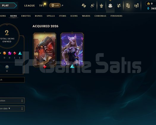 TR Unranked | 2 Kostüm - 22 Hero | LoL Hesap