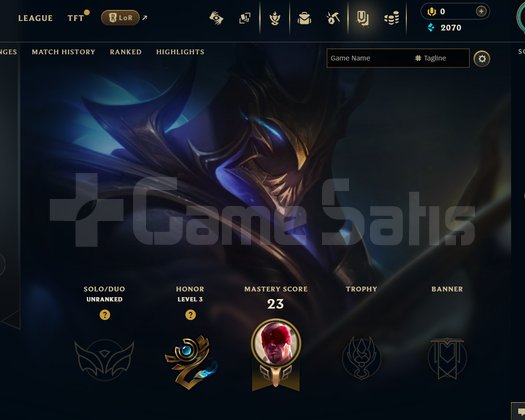 TR Unranked | 2 Kostüm - 25 Hero | LoL Hesap