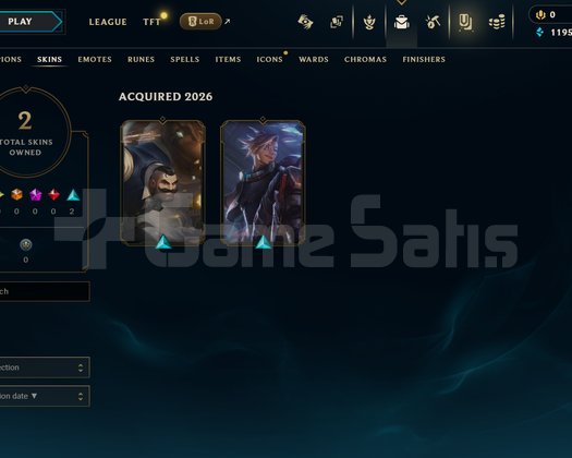 TR Unranked | 2 Kostüm - 25 Hero | LoL Hesap