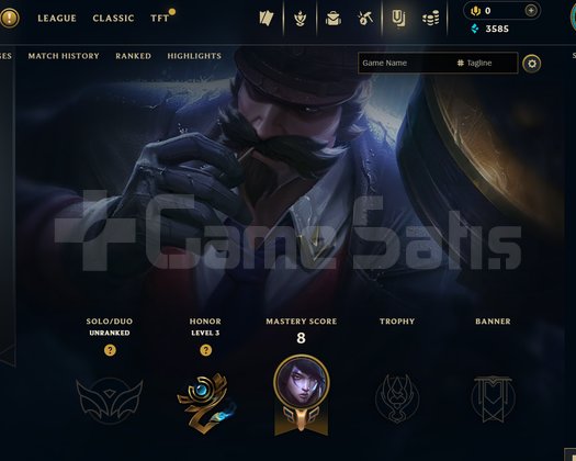 TR Unranked | 5 Kostüm - 24 Hero | LoL Hesap